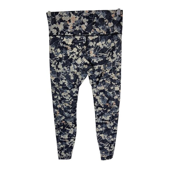 Lululemon Wunder Under Hi-Rise Tight 28" Spring Bloom Multi-sz 10 - Picture 1 of 10